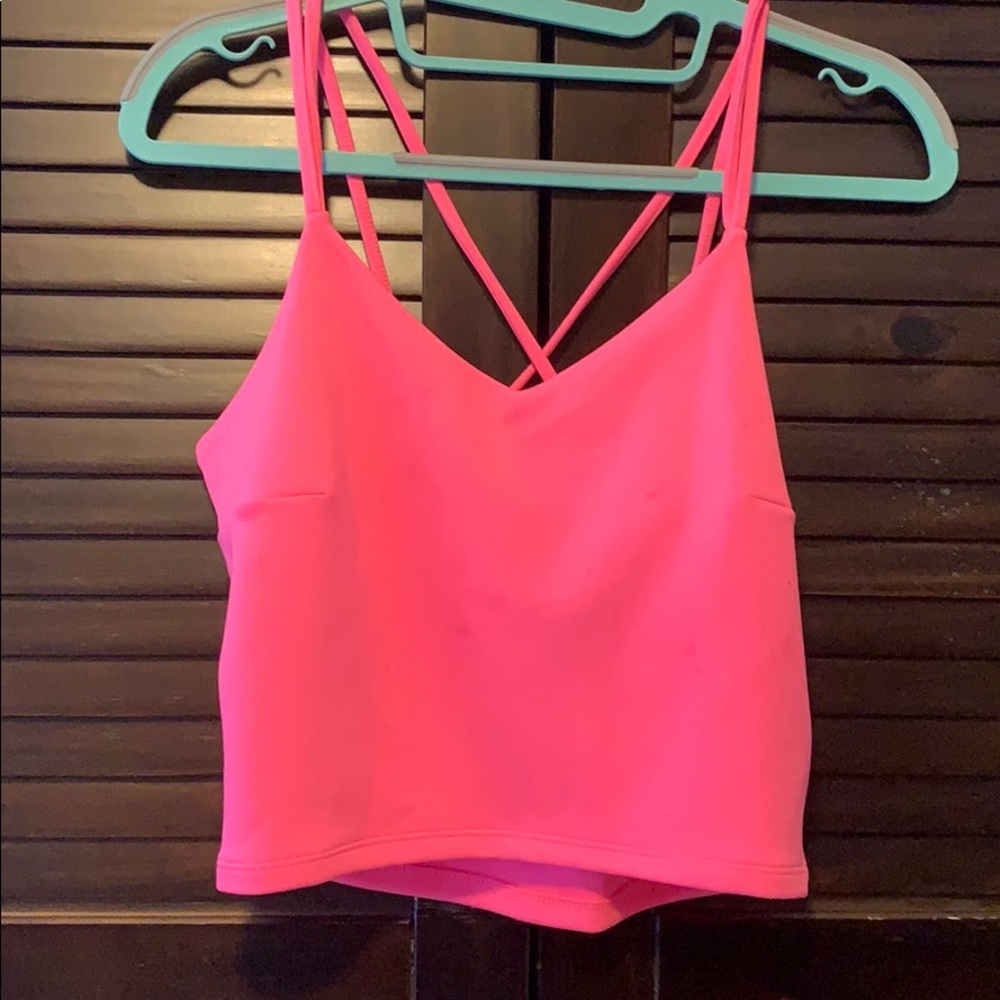 NEW with tag! Bright pink crop top from Express.